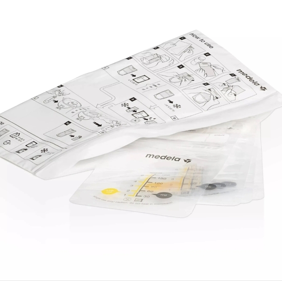 Medela Supplies Pump & Save milk Bags 2 Boxes & Steam Quick Clean Bags 1 Box - Picture 8 of 11